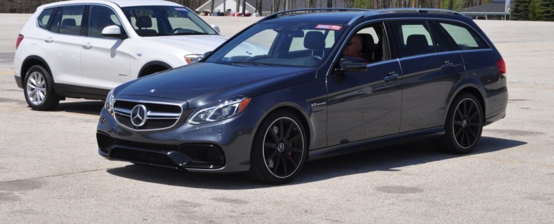 Car-Revs-Daily.com Road Tests the 2014 Mercedes-Benz E63 AMG S-Model Estate 85