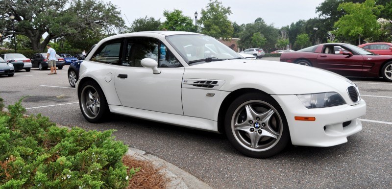 Charleston Cars & Coffee Gallery - 1999 BMW M Coupe - Vunder-BreadVan in White 22