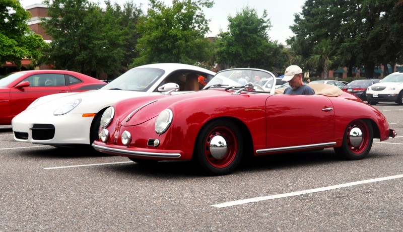 Charleston Cars and Coffee - 1955 Porsche 356 1500S Speedster 13