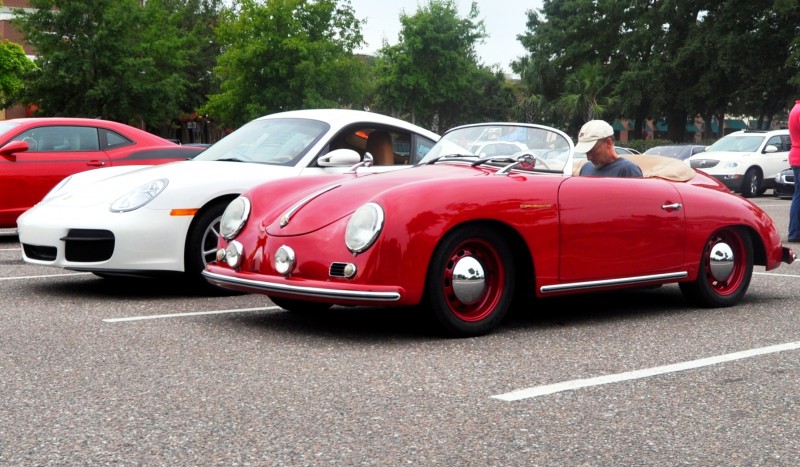 Charleston Cars and Coffee - 1955 Porsche 356 1500S Speedster 14
