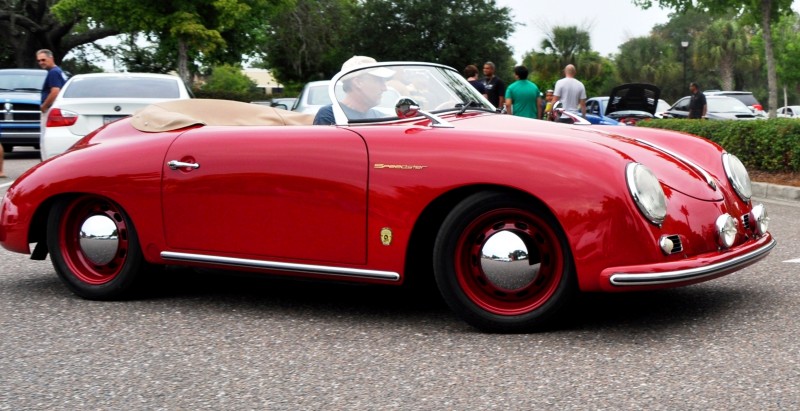 Charleston Cars and Coffee - 1955 Porsche 356 1500S Speedster 19