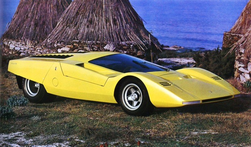 Concept Flashback - 1969 Ferrari 512 S Coupe Speciale by Pininfarina in Leopard Onesite at Granite Mine 1