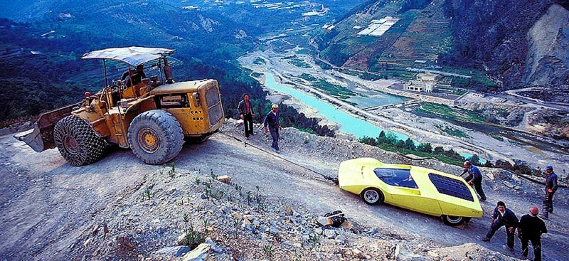 Concept Flashback - 1969 Ferrari 512 S Coupe Speciale by Pininfarina in Leopard Onesite at Granite Mine 7