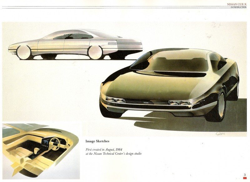 Concept Flashback - 1985 Nissan Cue-X Inspired Original Infiniti Q45 Flagship and Future Q80 2