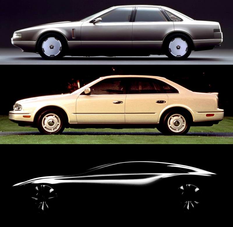 Concept Flashback - 1985 Nissan Cue-X Inspired Original Infiniti Q45 Flagship and Future Q80 222-vert