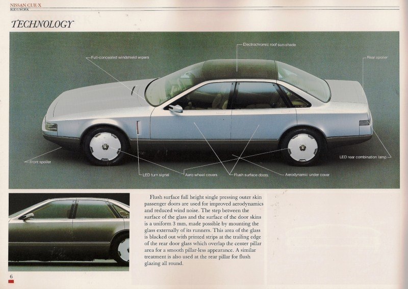 Concept Flashback - 1985 Nissan Cue-X Inspired Original Infiniti Q45 Flagship and Future Q80 5