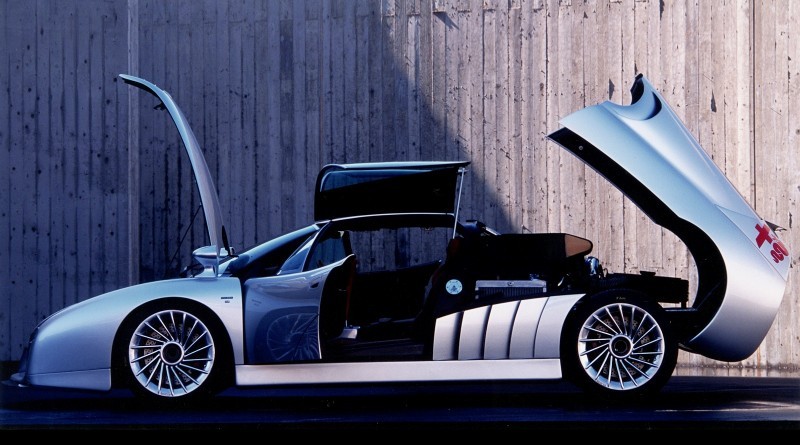 Concept Flashback - 1997 Alfa Romeo Scighera is Mid-Engine Twin-Turbo V6 Hypercar 19