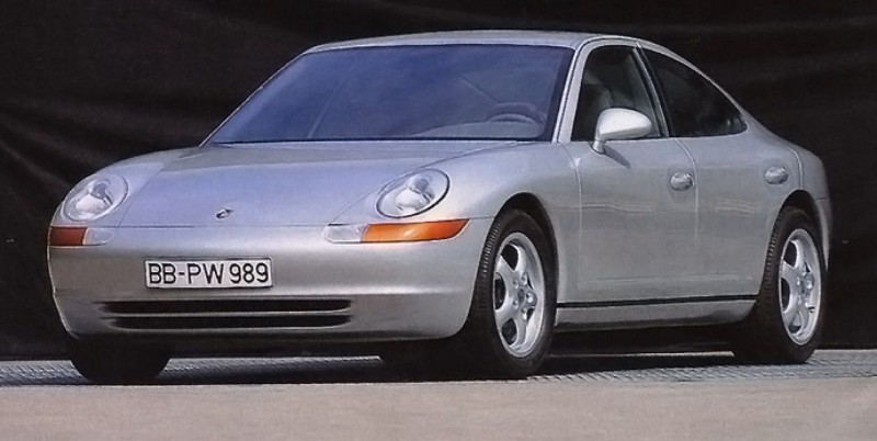 Creating The Porsche Sedan - 1988 Porsche 989 Panamera, 1991 Porsche 932, 1987 928 Studie and 1968 911 4-Door 14