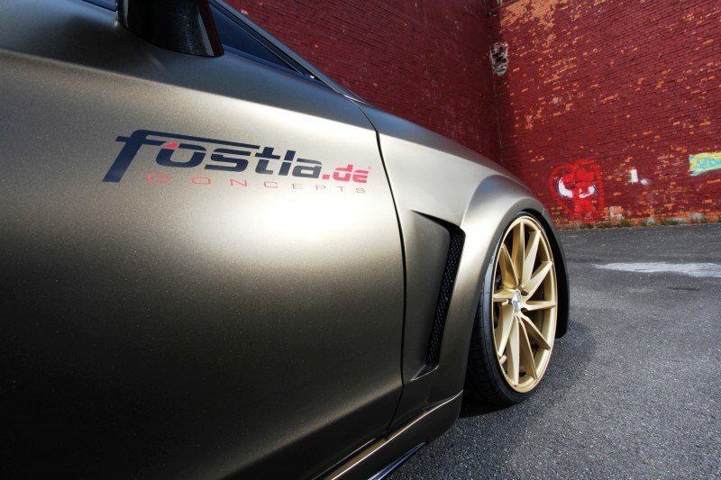 FOSTLA.de Foliation Designs A Wild Mercedes-Benz CLS in Metallic Gold Matte 4