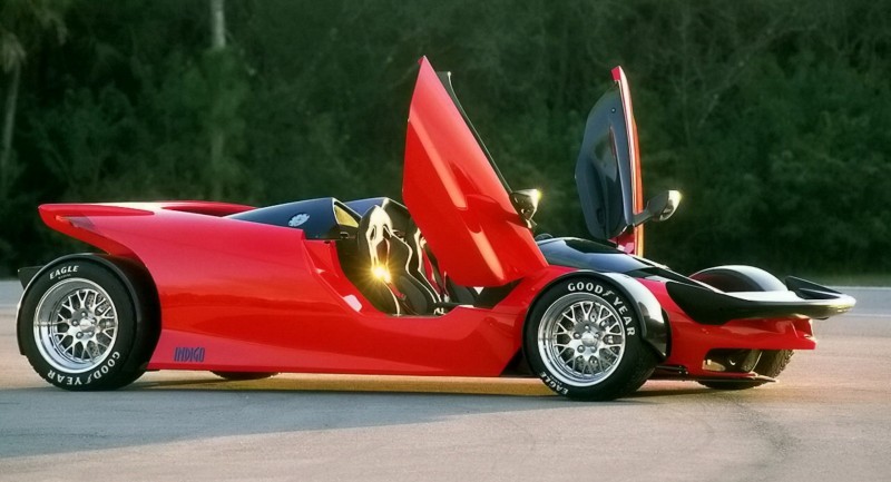 Ford Vision Gran Turismo Seems to Recall the 1996 INDIGO Open-Wheel Supercar Concept 4