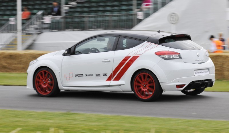 Goodwood 2014 - Renault 5 Maxi, 1926 40CV Type NM, 1965 Alpine M65, 2014 Megane RS + Clio RS 4