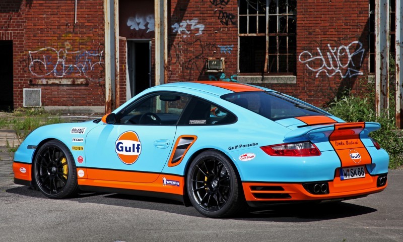 Gulf Racing Livery by CAM SHAFT for the Porsche 911 Turbo 15