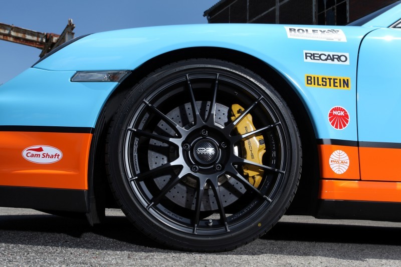 Gulf Racing Livery by CAM SHAFT for the Porsche 911 Turbo 18