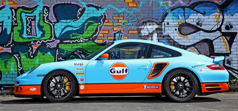 Gulf Racing Livery by CAM SHAFT for the Porsche 911 Turbo 9