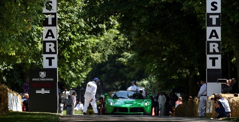 Jay Kay's Green LaFerrari and F12 TRS Spyder Cause Deadly Fanboy Riots at 2014 Goodwood FoS1