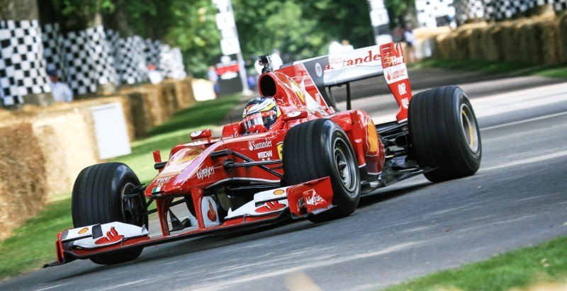 Jay Kay's Green LaFerrari and F12 TRS Spyder Cause Deadly Fanboy Riots at 2014 Goodwood FoS11