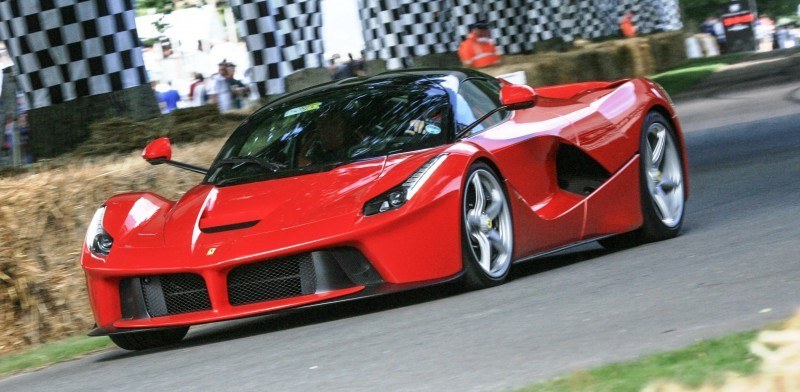 Jay Kay's Green LaFerrari and F12 TRS Spyder Cause Deadly Fanboy Riots at 2014 Goodwood FoS14