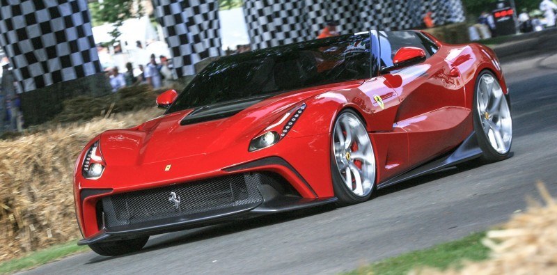 Jay Kay's Green LaFerrari and F12 TRS Spyder Cause Deadly Fanboy Riots at 2014 Goodwood FoS15