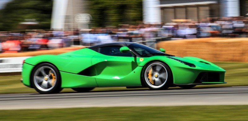 Jay Kay's Green LaFerrari and F12 TRS Spyder Cause Deadly Fanboy Riots at 2014 Goodwood FoS18