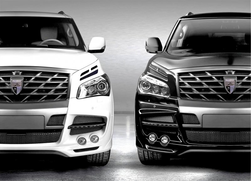 LARTE Design Arrives in California! INFINITI QX80 Customs Are Scary-Cool With 3 Levels of Upgade Kits Offered 10