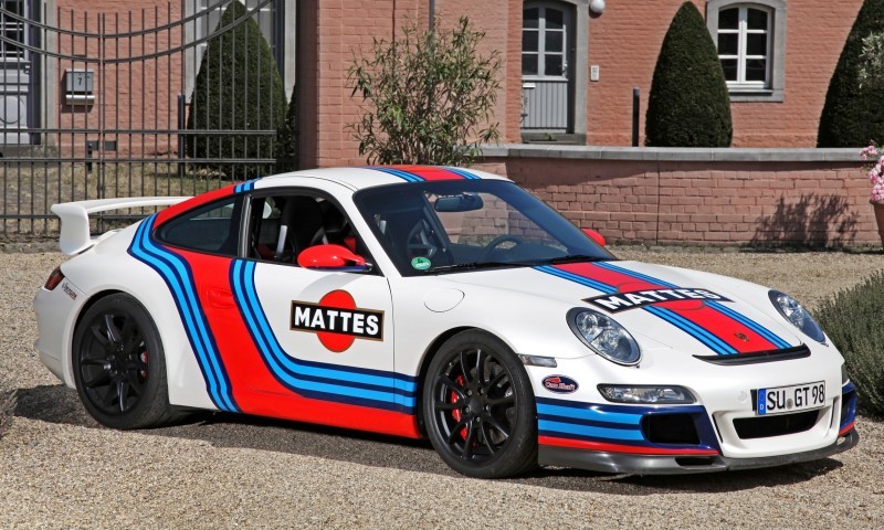 Martini-style Racing Livery by CAM SHAFT for the Porsche 911 GT3 1