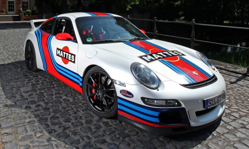 Martini-style Racing Livery by CAM SHAFT for the Porsche 911 GT3 10