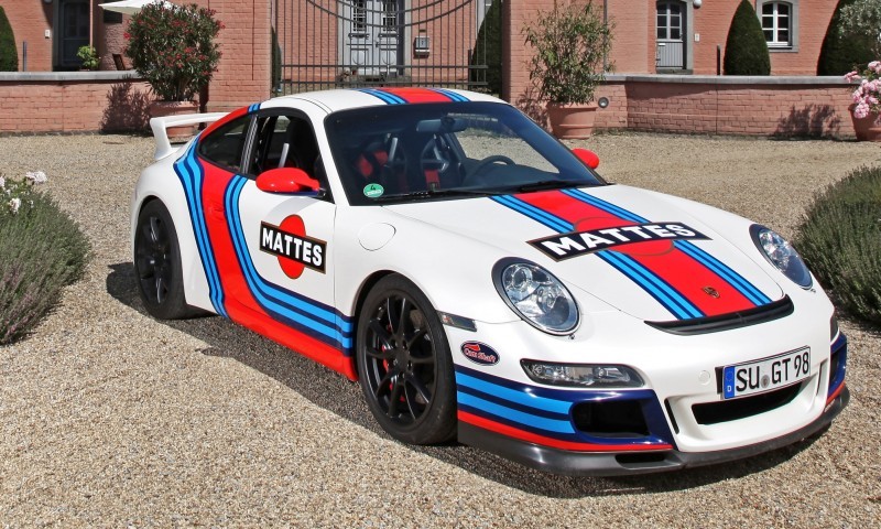 Martini-style Racing Livery by CAM SHAFT for the Porsche 911 GT3 12