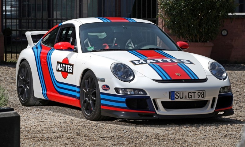 Martini-style Racing Livery by CAM SHAFT for the Porsche 911 GT3 18