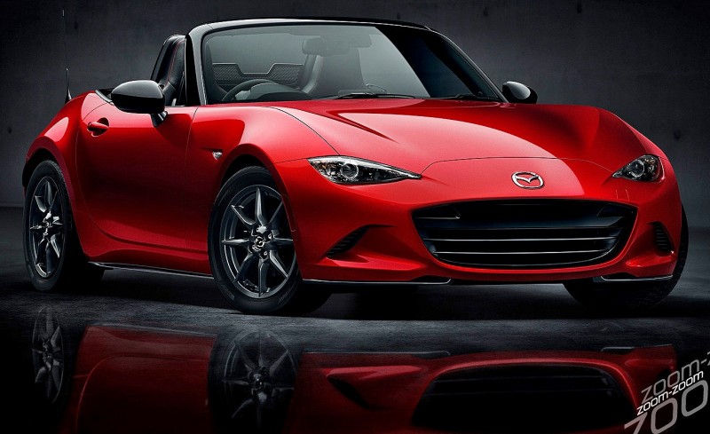 Next-Gen 2016 Mazda MX-5 First Look Shows Lean New Design 1