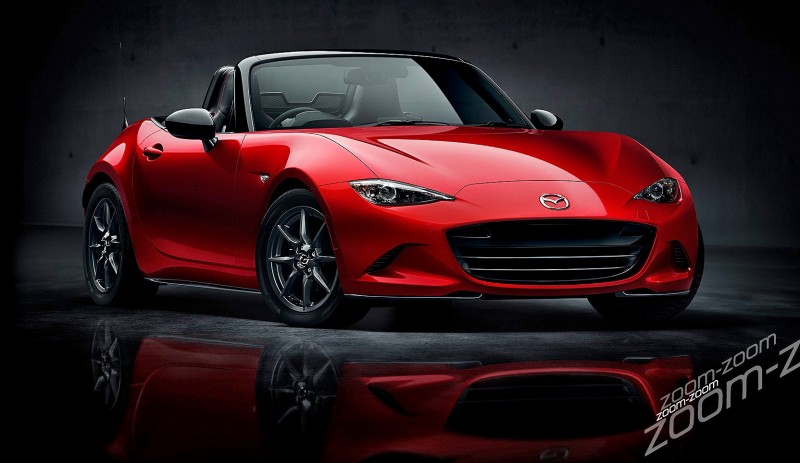 Next-Gen 2016 Mazda MX-5 First Look Shows Lean New Design 5