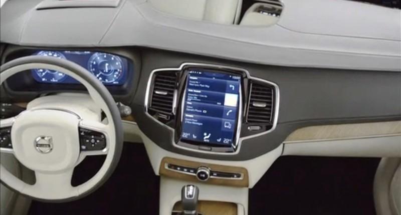 PRODUCTION 2015 VOLVO XC90 Interior First Look 15