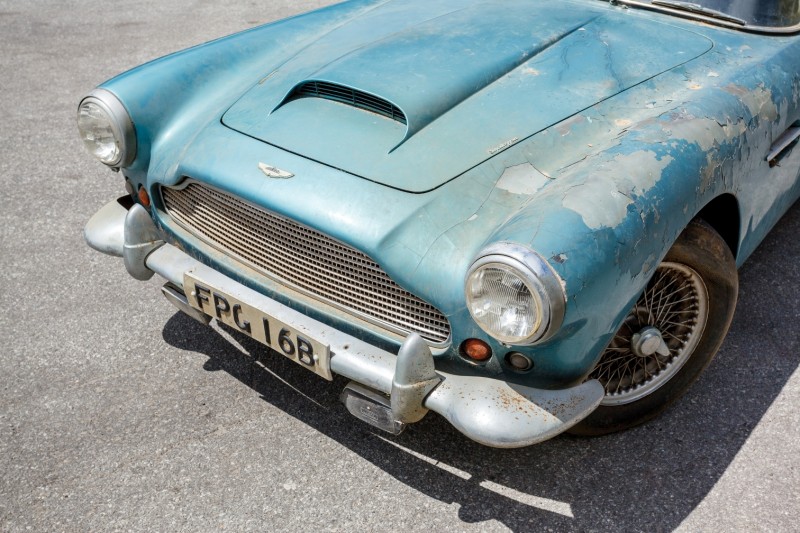 RM Auctions Monterey 2014 Preview - 1961 Aston-Martin DB4 Lost by Castrol Ltd, Found By You 17