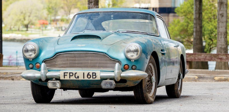 RM Auctions Monterey 2014 Preview - 1961 Aston-Martin DB4 Lost by Castrol Ltd, Found By You 22