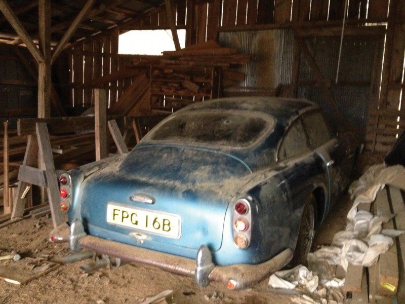 RM Auctions Monterey 2014 Preview - 1961 Aston-Martin DB4 Lost by Castrol Ltd, Found By You 24