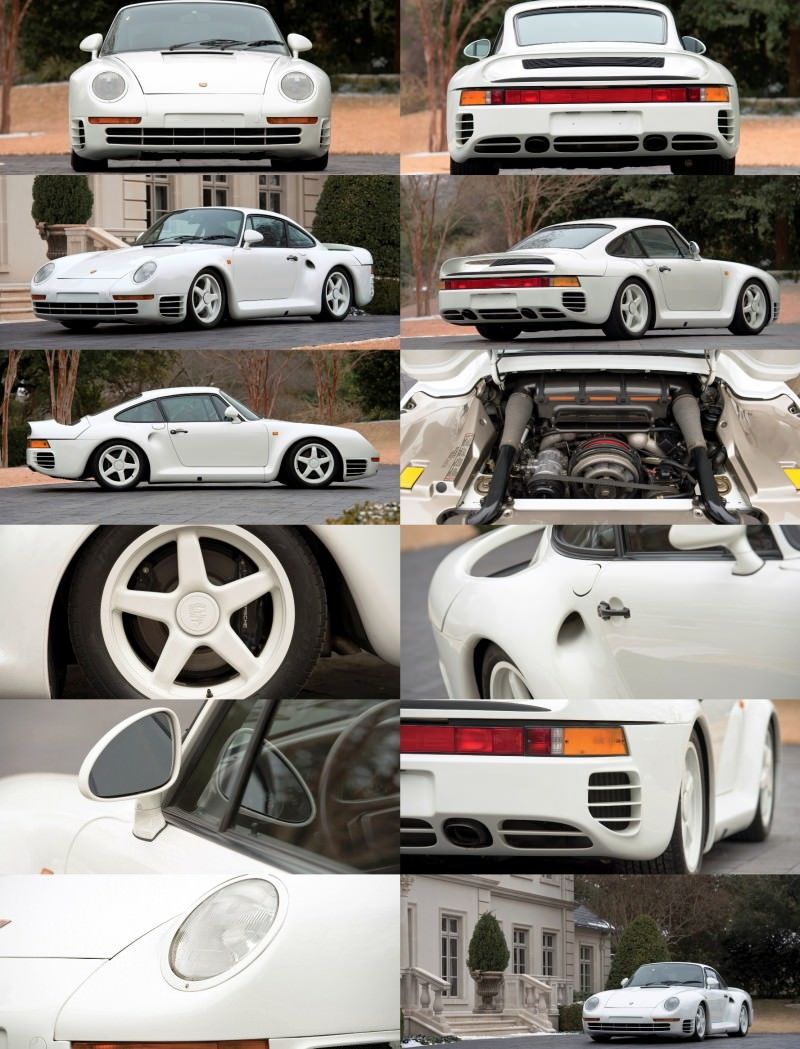 RM Monaco 2014 Highlights - 1985 Porsche 959 Prototype in Bright White Earns $653k 15-tile
