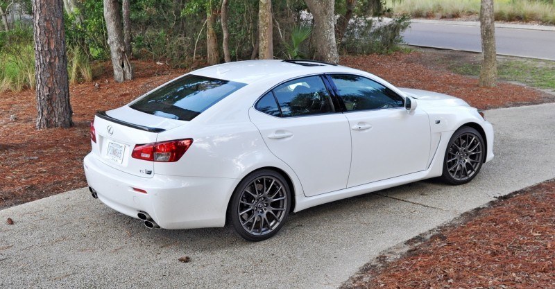 Road Test Review 2014 Lexus IS-F Is AMAZING 13