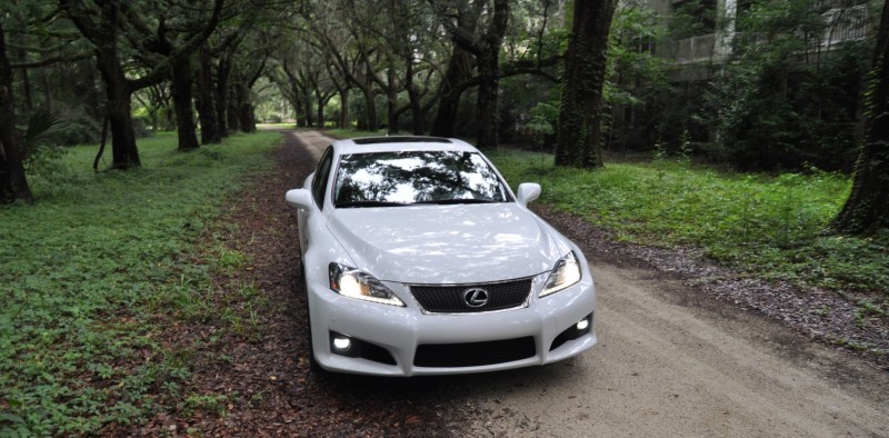 Road Test Review 2014 Lexus IS-F Is AMAZING Fun - 416HP 5.0L V8 Is Heaven in a Throttle 47