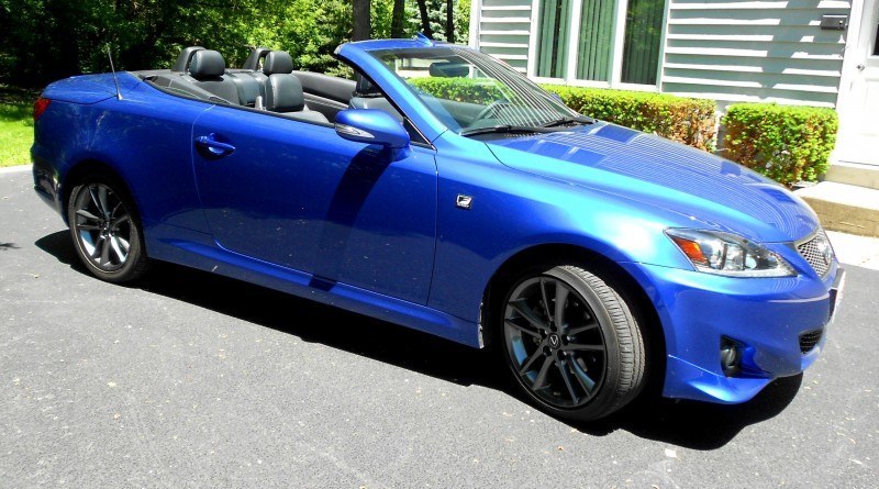 Road Test Review - 2014 Lexus IS250 F Sport Convertible Is Sexy, Top-Down Summer Cruiser 19
