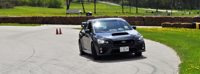 Track Test Review - 2015 Subaru WRX STI Is Brilliantly Fast, Grippy and Fun on Autocross 1