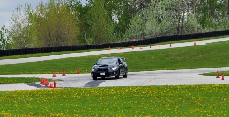 Track Test Review - 2015 Subaru WRX STI Is Brilliantly Fast, Grippy and Fun on Autocross 10