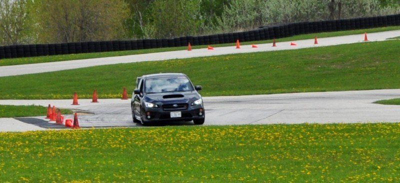 Track Test Review - 2015 Subaru WRX STI Is Brilliantly Fast, Grippy and Fun on Autocross 12