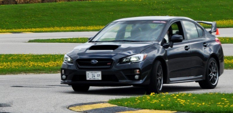 Track Test Review - 2015 Subaru WRX STI Is Brilliantly Fast, Grippy and Fun on Autocross 16