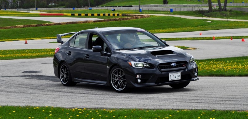 Track Test Review - 2015 Subaru WRX STI Is Brilliantly Fast, Grippy and Fun on Autocross 18