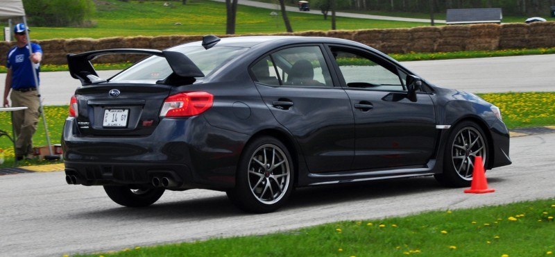 Track Test Review - 2015 Subaru WRX STI Is Brilliantly Fast, Grippy and Fun on Autocross 19