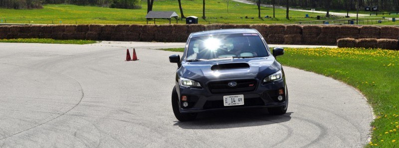 Track Test Review - 2015 Subaru WRX STI Is Brilliantly Fast, Grippy and Fun on Autocross 2