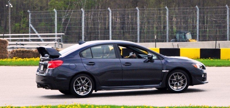 Track Test Review - 2015 Subaru WRX STI Is Brilliantly Fast, Grippy and Fun on Autocross 21