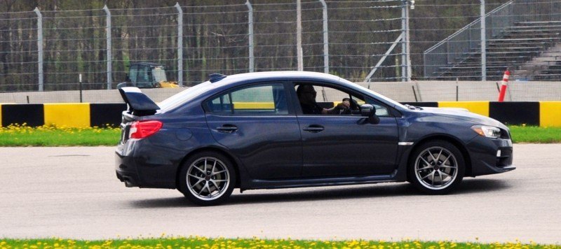 Track Test Review - 2015 Subaru WRX STI Is Brilliantly Fast, Grippy and Fun on Autocross 22