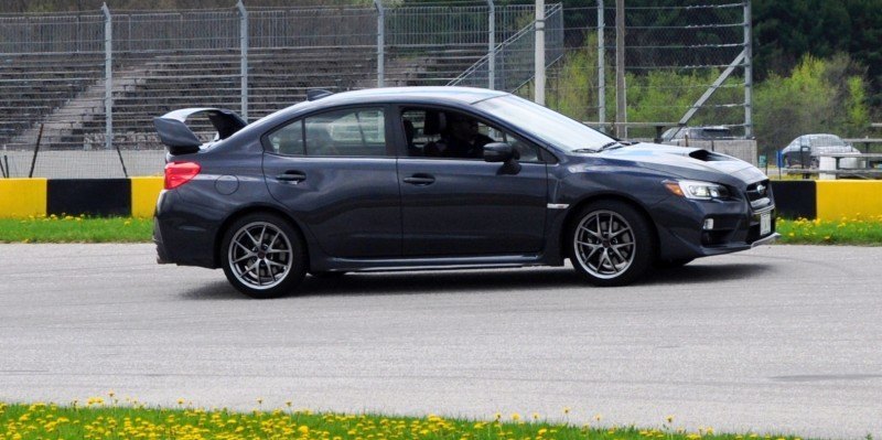 Track Test Review - 2015 Subaru WRX STI Is Brilliantly Fast, Grippy and Fun on Autocross 23