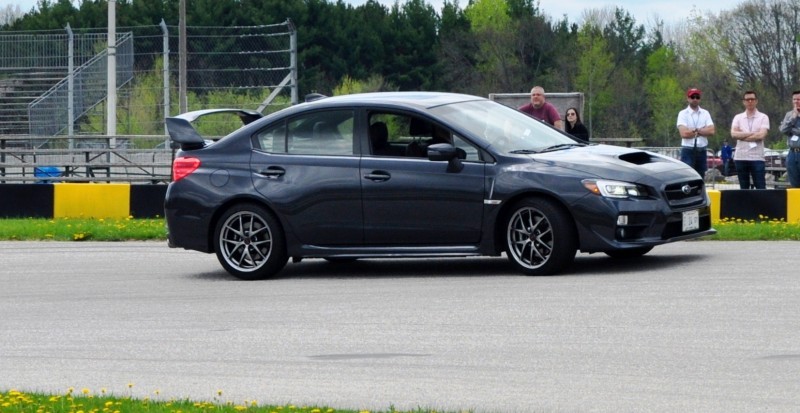 Track Test Review - 2015 Subaru WRX STI Is Brilliantly Fast, Grippy and Fun on Autocross 24