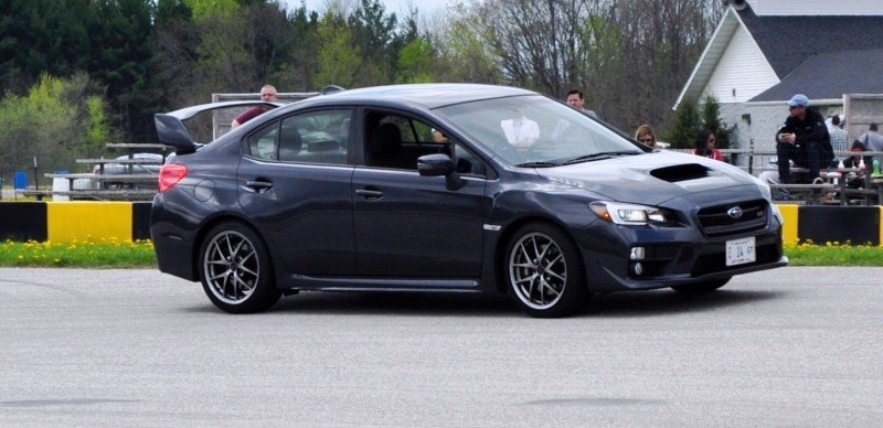 Track Test Review - 2015 Subaru WRX STI Is Brilliantly Fast, Grippy and Fun on Autocross 25